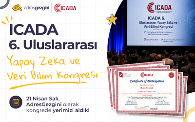 <h3>ICADA 6. Uluslararası Yapay Zeka ve Veri Bilimi Kongresi </h3>